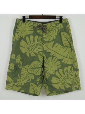 Columbia Omni-Shade Men's Waist 30 Green Leaf Quick Dry Board Shorts